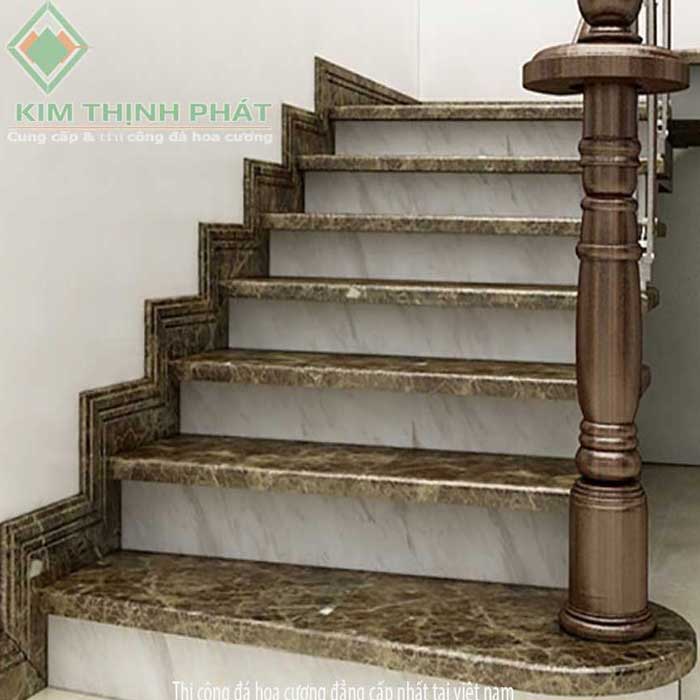 Cầu thang đá hoa cương hợp phong thủy, cột đá nền đá cầu thang đá marble đá tự nhiên