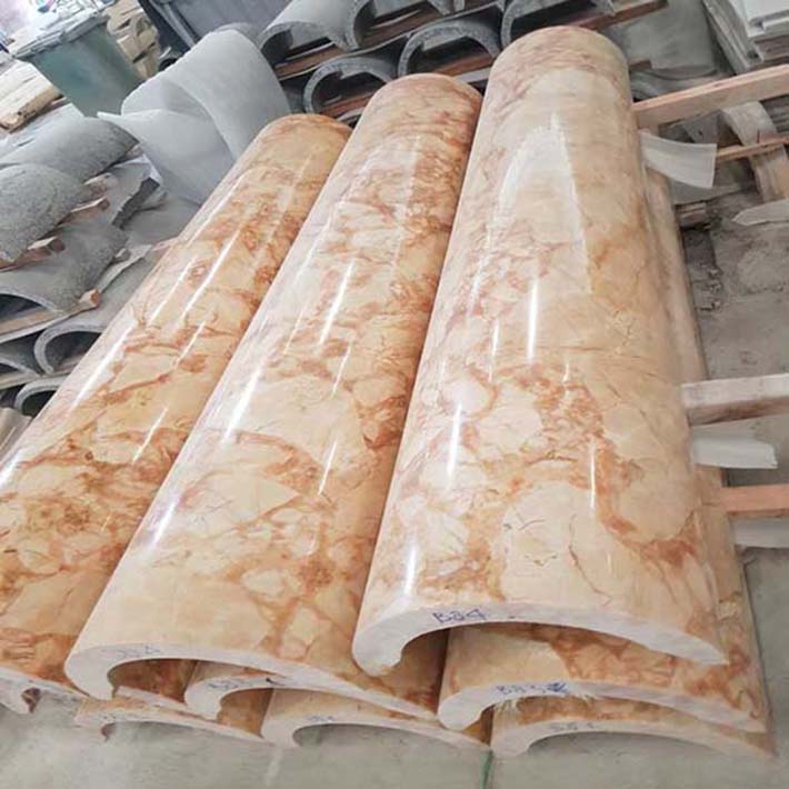 Cột đá hoa cương – Xu hướng mới cho ngôi nhà hiện đại, cột đá nền đá cầu thang đá marble đá tự nhiên