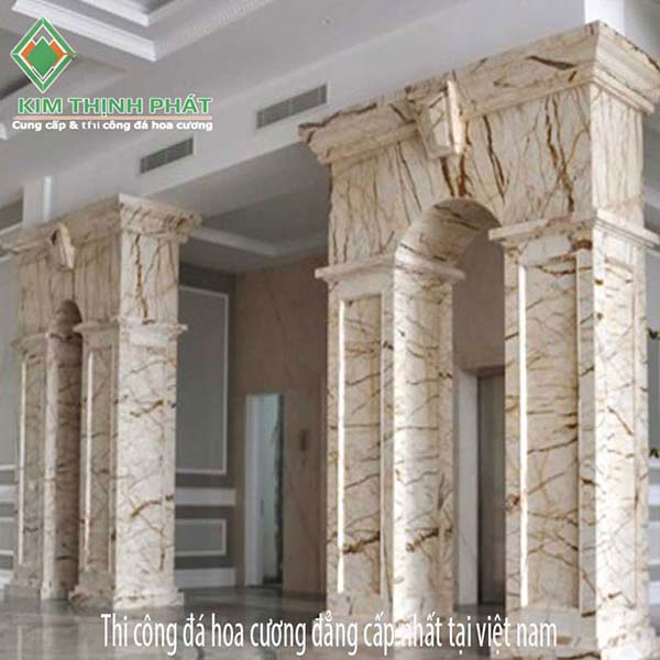 đá marble ốp thang máy