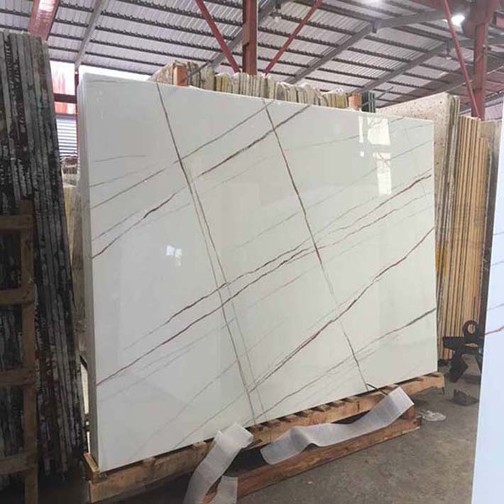 đá hoa cương trắng sứ ý có vân
