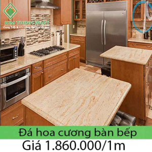 Đá hoa cương bếp granite hồng