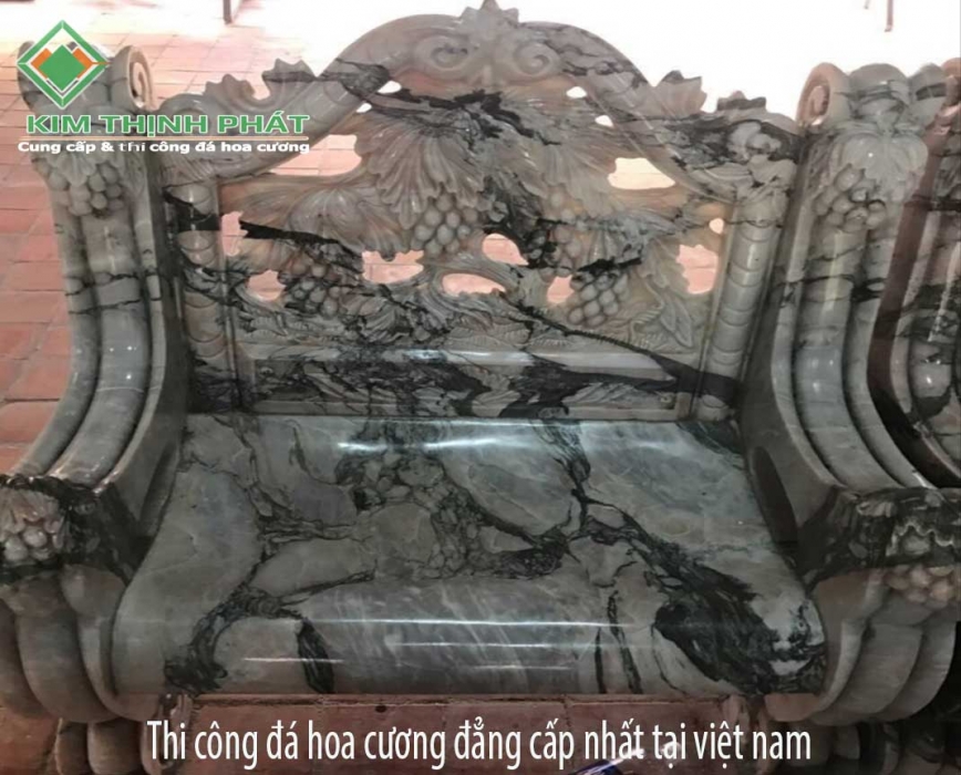 GHẾ ĐÁ HOA CƯƠNG CỔ ĐIỂN